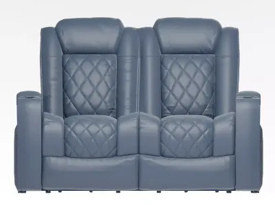 Double Recliner Low-poly 3D model