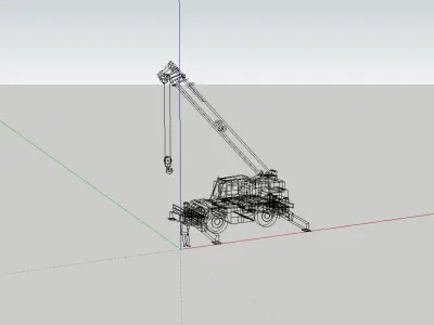 25 ton crane Free 3D model