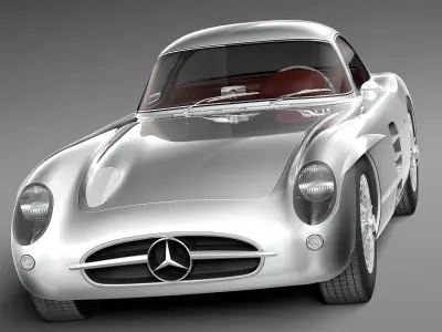 Mercedes-Benz 300 SLR 1955 3D model