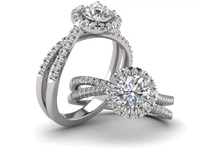 Modern Ring 3D print model