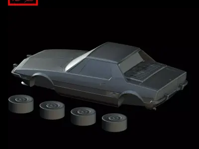 Fiat X1-9 Bertone 1972-1989 3D print model