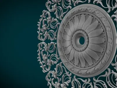 Ceiling Medallion 3D print model