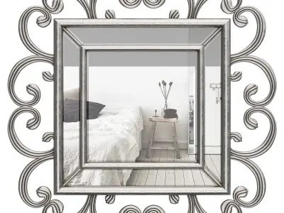 Beauchesne Curl Mirror ALTH3601 3D model