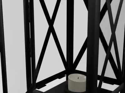 Simple Lantern Low-poly 3D model