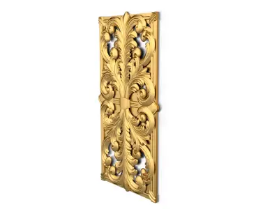carved classic decorative ornament cnc 3d printing stl 44 3D model