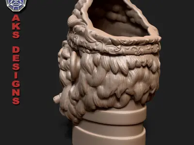 Gangster Gorilla version 1 Penholder 3D print model