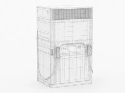 Flexpole the Flexible Fast EV Charging Station by Elli 3D model