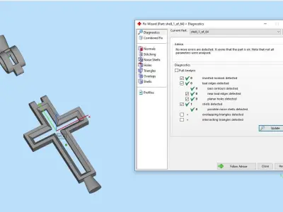 Cross Gold Jewelry 3D print model