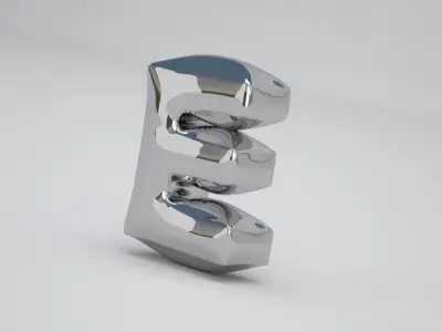 E Balloon Silver 3D model