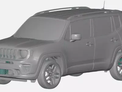 Jeep Renegade 4xe S 2020 - Exterior Scan 3D model