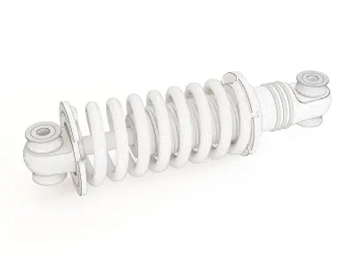 Shock absorber 02 3D model