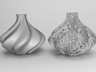 Vase Voronoi 11 3D print model
