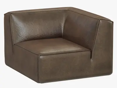 RH Modern Como Modular Corner Chair 3D model