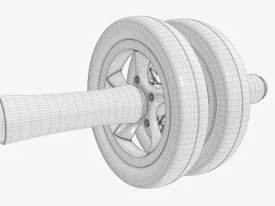Roller for abdominal exercise 3D model