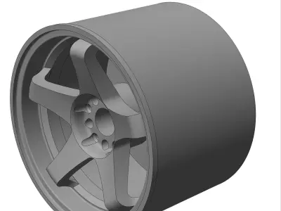 NISMO LM-GT4 164 RIMS FOR HOTWHEELS 3D print model 3D print model