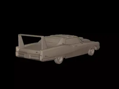 custom buick electra 225 1968 convertable 3d print model 3D print model