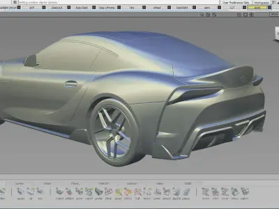Toyota Supra GR 2019 Alias  3D model