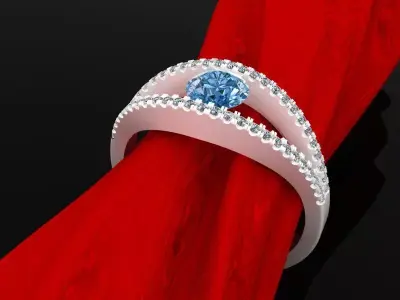 ring jewelry 3D print model buy