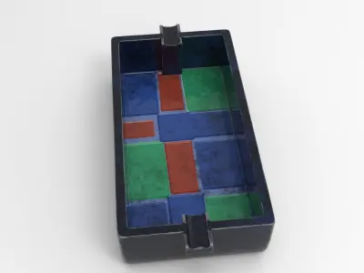 Hueyo Ashtray Low-poly 3D model