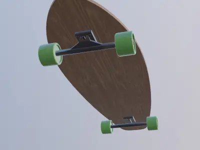 Longboard 3D model