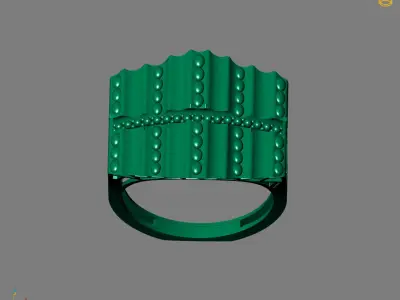 Women Plain Ring Ready STL Models Womens Ring 3d models 3D print model 42