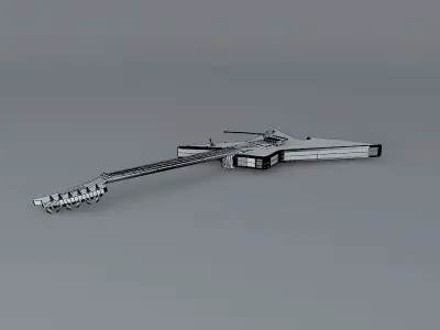 Washburn Dimebag Darrell Culprit model guitar Free 3D model