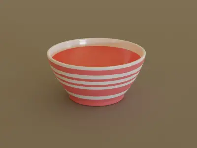 Kitchen Bowls Set 3D model
