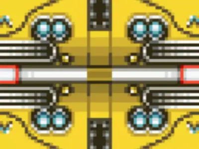 Mariokart DS Yellow Car Low-poly 3D model