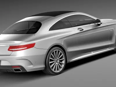 Mercedes-Benz S-Class Coupe 2015 3D model