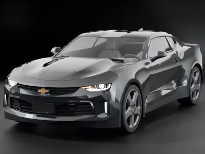 Chevrolet Camaro SS 3D Model Low-poly 3D model