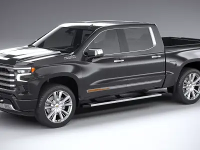 Chevrolet Silverado 1500 High Country CG 2022 3D model