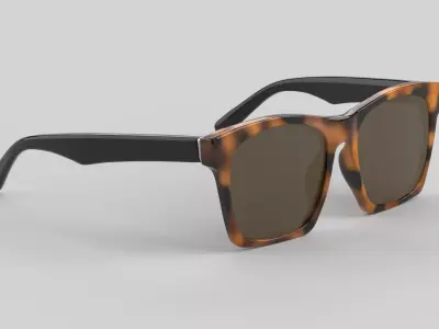 Rasha Eyewear Glasses Low-poly 3D model