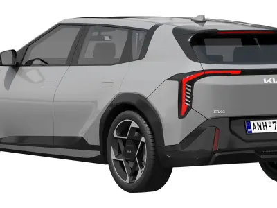 Kia EV4 Hatchback GT-Line 2026 3D model