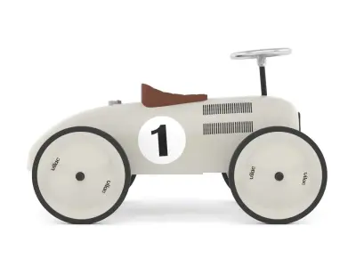 Retro Push Car 3D model