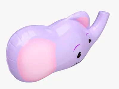 Foil decoration balloon 01 Elephant 3D model