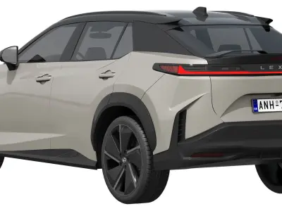 Lexus RZ 550e F-sport 2026 3D model