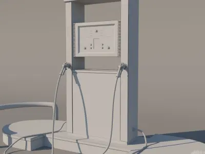 LPG Dispenser 3D model