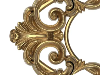 Carved Picture Frame 3D model 84
