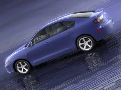 Mazda 3 sedan 2004 3D model