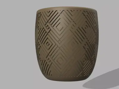 Realistic 3D Vase Model for Indoor and Outdoor Use 3D print model