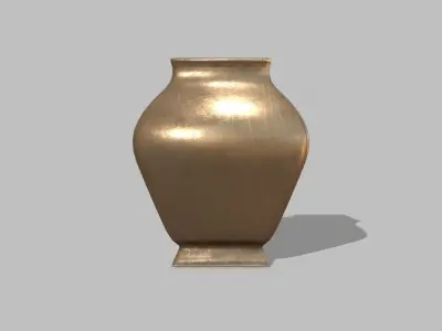 Table Set Low-poly 3D model