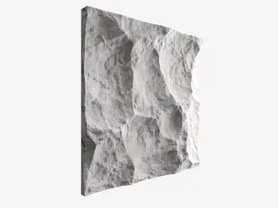512-RockPanel piece of stone 3D model