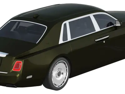 Phantom luxury sedan 3D model