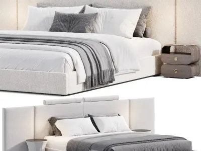 Rubik Big Bed by Rugiano 3D model