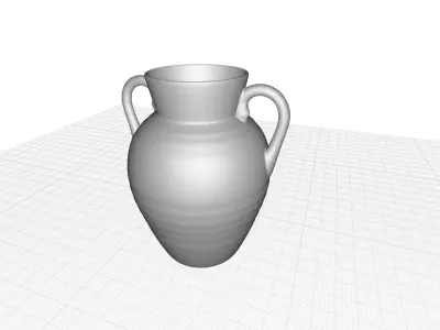 Tuca Vase Decor Low-poly 3D model