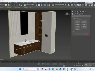 Bathroom furniture 6 3D model purchase