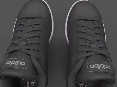 Casual shoe Low-poly 3D model