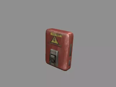 fuse box Free low-poly 3D model