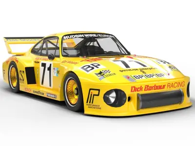 Porsche 935 Le Mans 1979 Barbour Racing 3D model