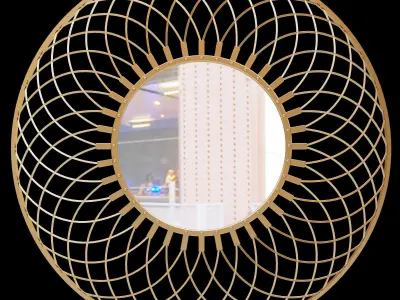 Cyan Designs Fairplex Mirror 3D model